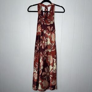 Vintage Loft Women’s Floral Silk Blend Dress A Line Y2K Size 6